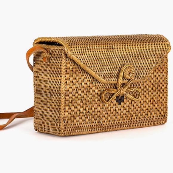Handbags - Gorgeous straw woven crossbody bag purse